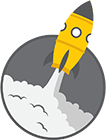 A rocket being launched