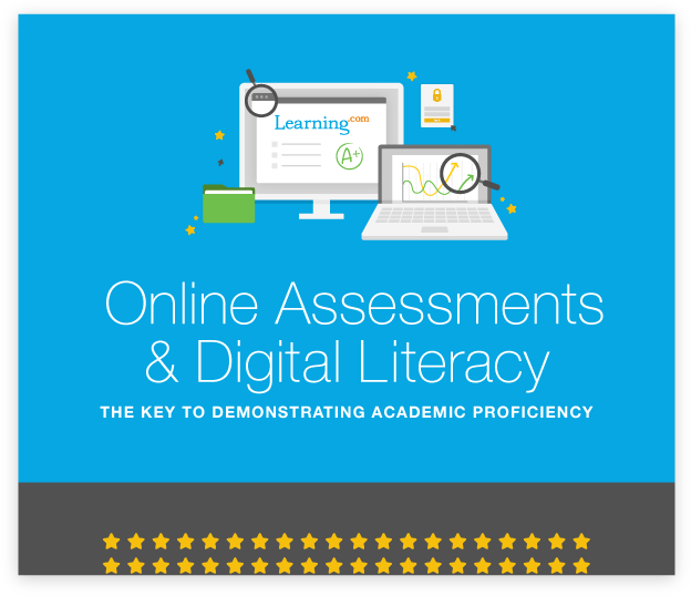 A preview of the Online Assessments infographic