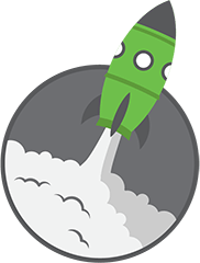 A rocket launching