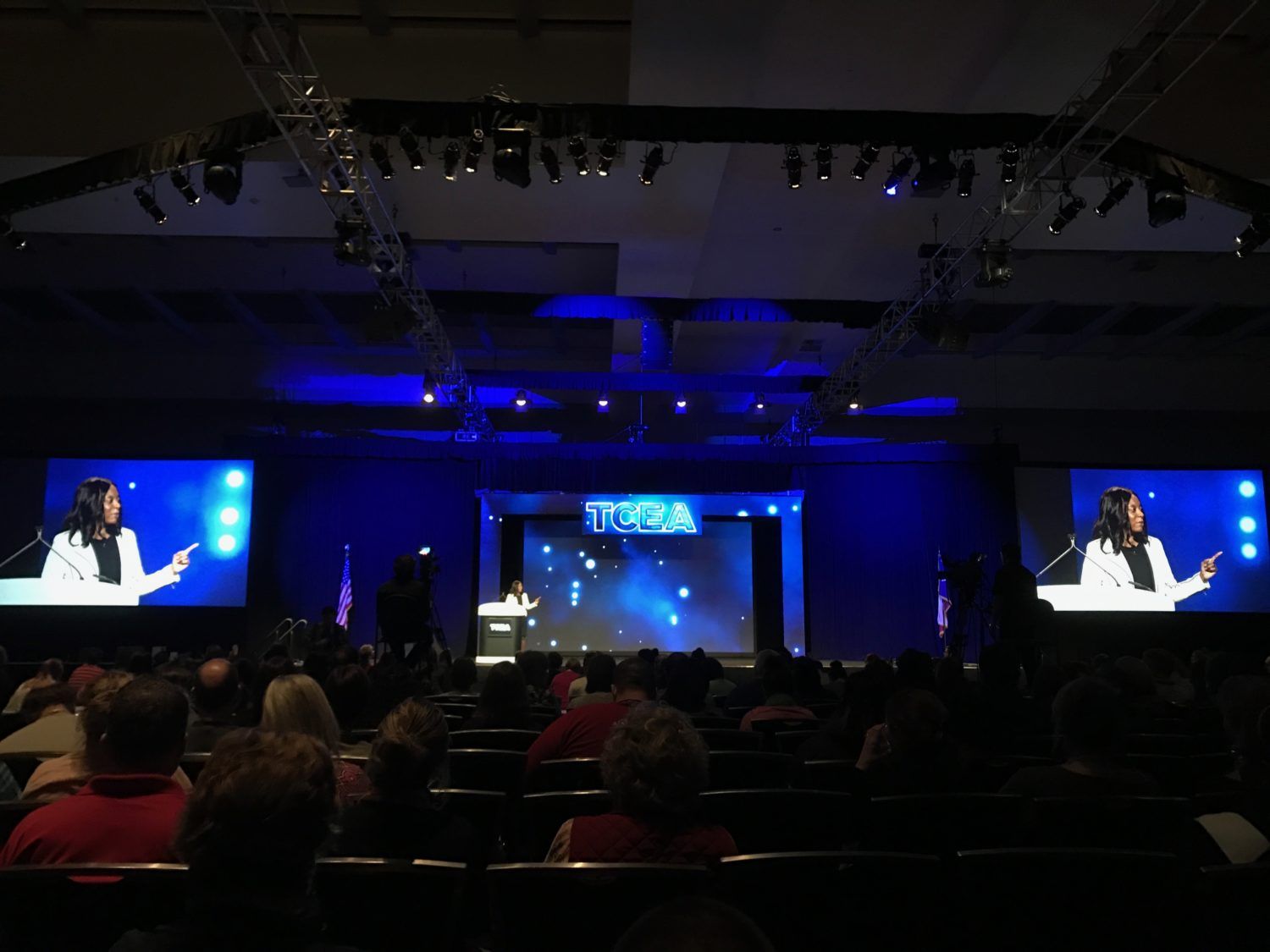 A photo from the presentation.