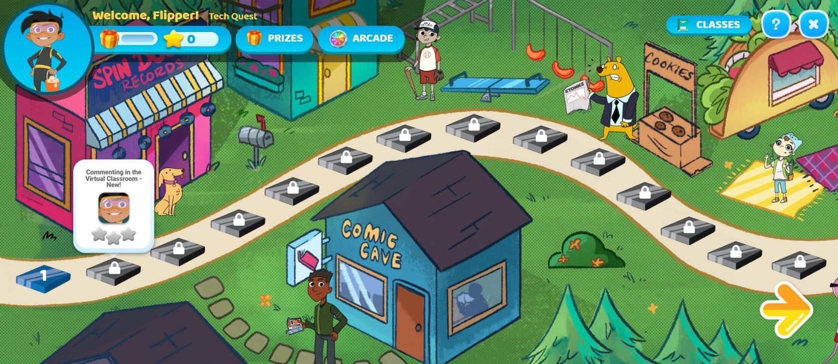 student pathway example