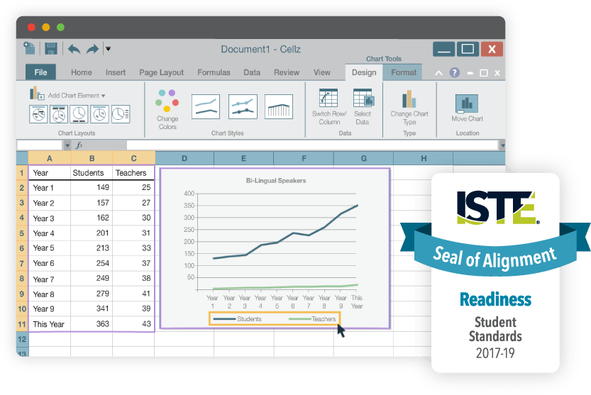 A screenshot of a user interacting with a spreadsheet