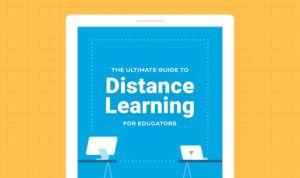 Screenshot of Distance Learning e-Book