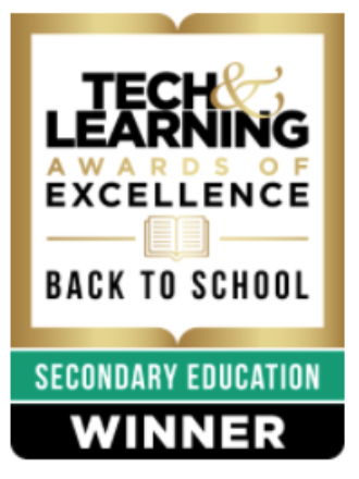 Tech and learning award of excellence for secondary education