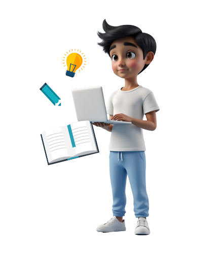 Hip girl with raccoon with girl holding book