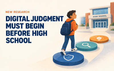 What the Research Tells Us: Waiting Until High School to Build Digital Judgment Is Too Late